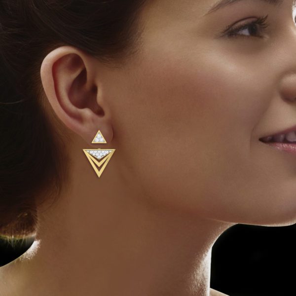 Rhombus Earring Collection – 18 KT – RMDG ADER – 543