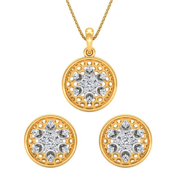 Pendant Earrings Collection – 18 KT- RMDG ADPER- 0022