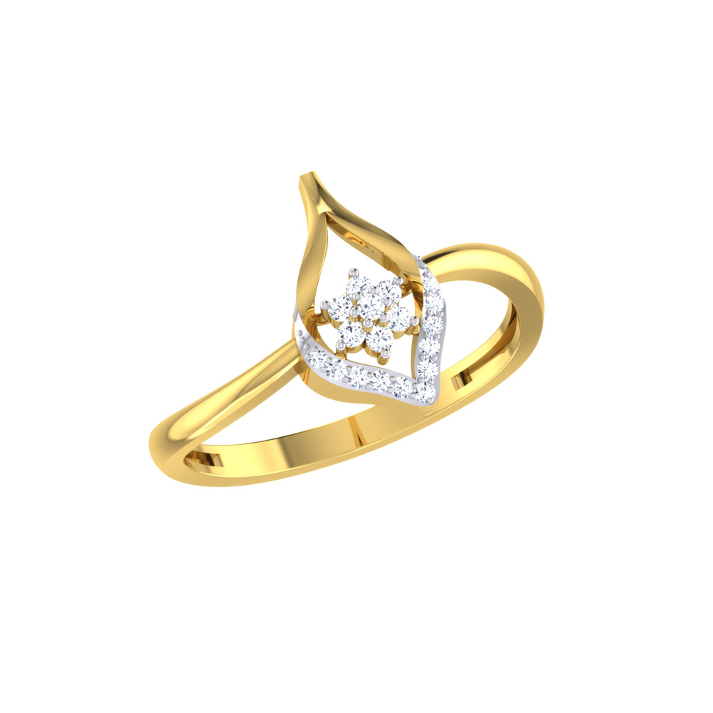 SJ Women's Ladies Fancy Casual Gold Ring, Size: 14 at Rs 8799 in Jaipur