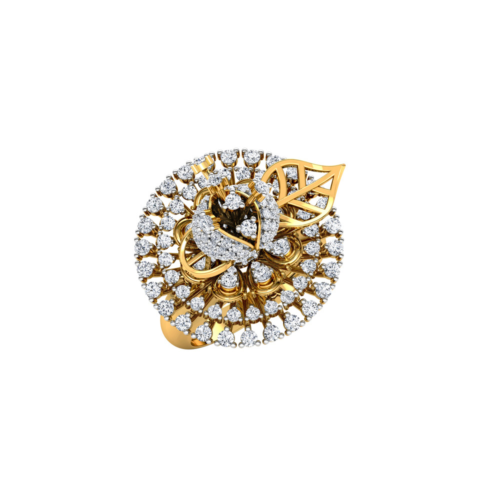 Peacock Ring ,light Pink Stones Silver Adjustable Ring,diamond Cocktail Ring,wedding  Jewelry, American Diamond,cz Ring - Etsy