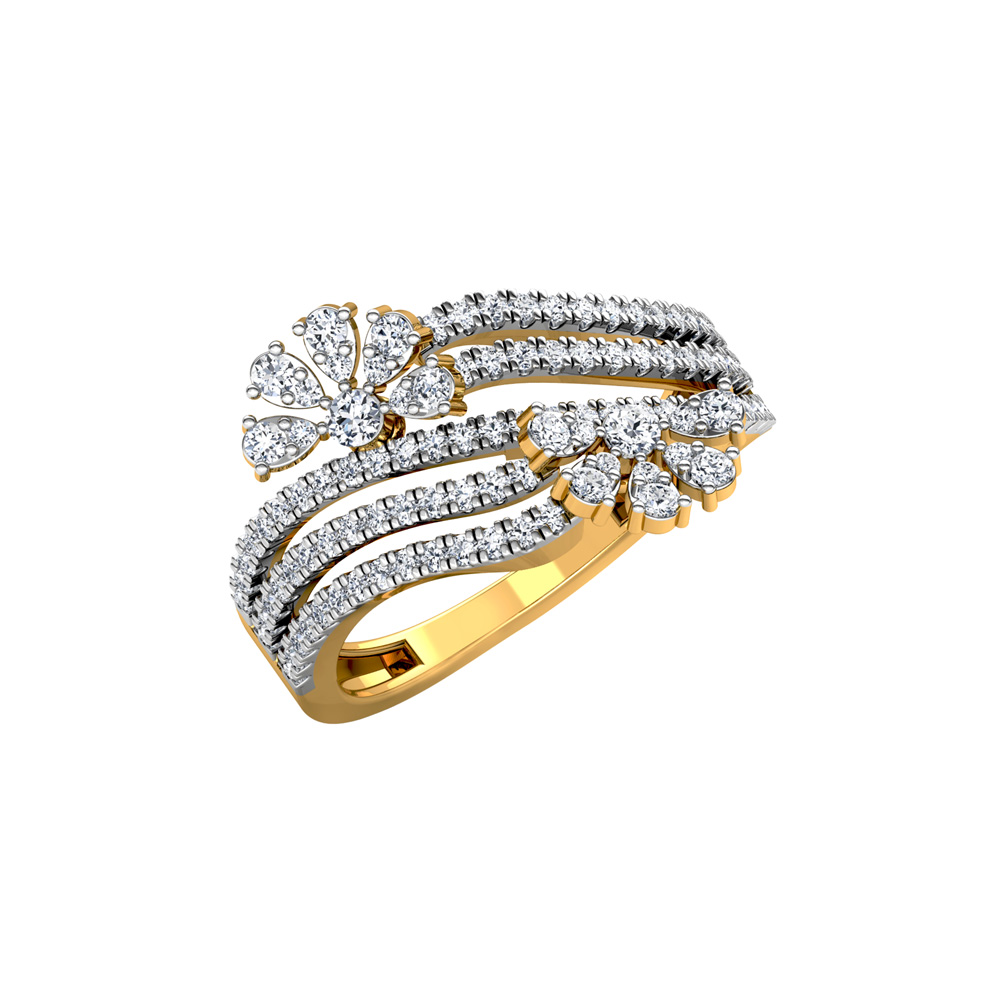 Cocktail ring by Tanishq | Simple silver jewelry, Jewelry, Buy gold jewelry