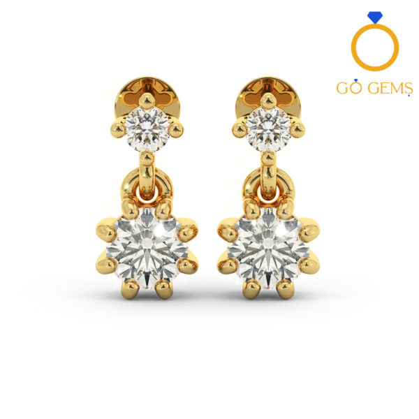 Solitaire Earrings Collection-RMDG-ST012