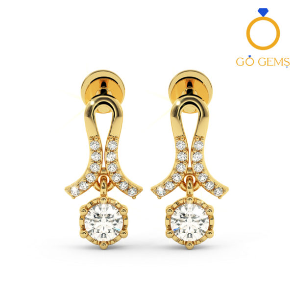 Solitaire Earrings Collection-RMDG-ST014