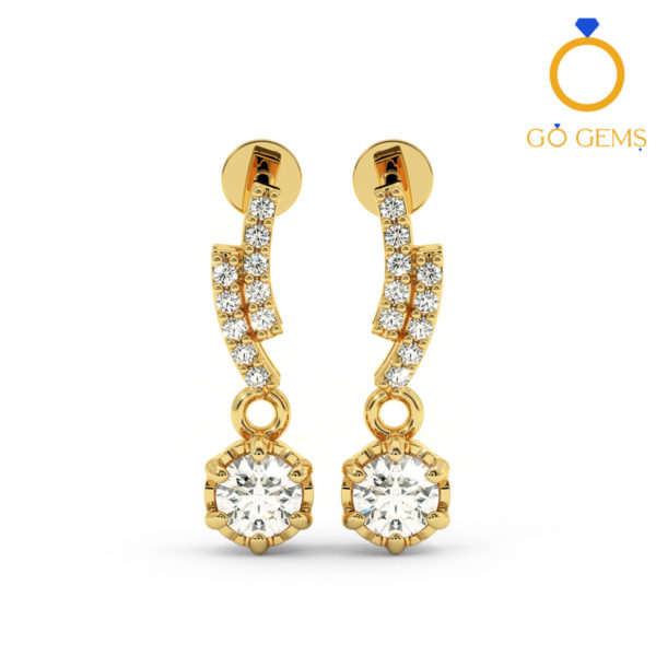 Solitaire Earrings Collection-RMDG-ST014