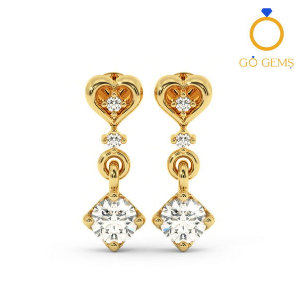 Solitaire Earrings Collection-RMDG-ST015