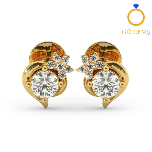 Solitaire Earrings Collection-RMDG-ST019