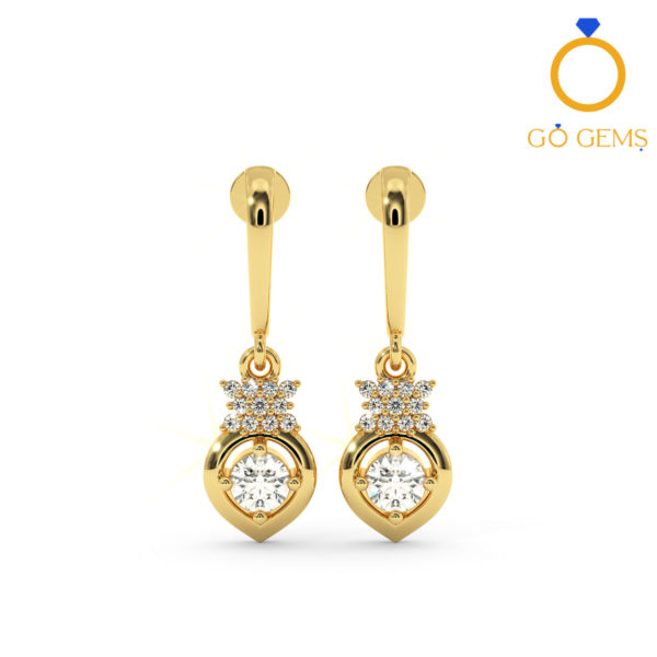 Solitaire Earrings Collection-RMDG-ST030