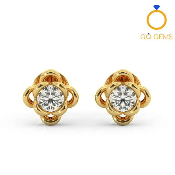 Solitaire Earrings Collection-RMDG-ST035