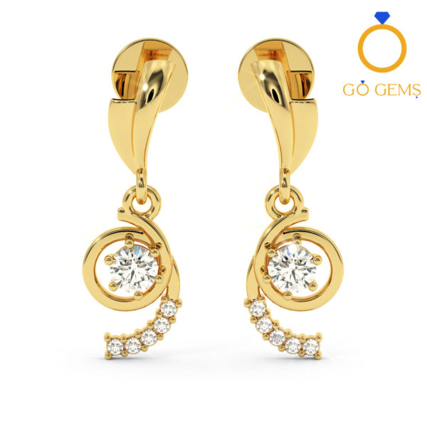 Solitaire Earrings Collection-RMDG-ST06
