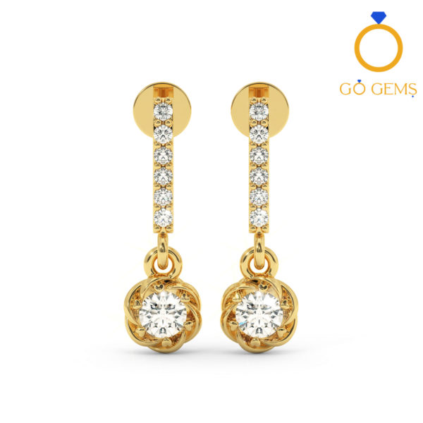 Solitaire Earrings Collection-RMDG-ST06