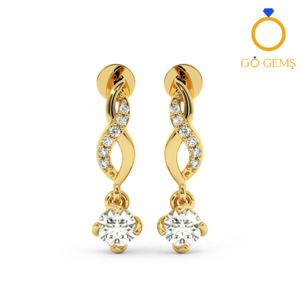 Solitaire Earrings Collection-RMDG-ST011