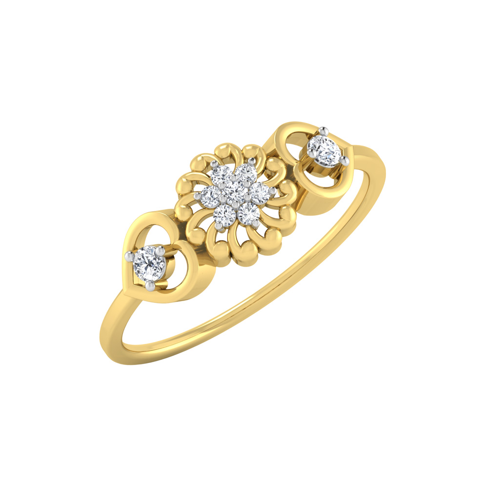 Attractive Lightweight Spiral Ring – Andaaz Jewelers